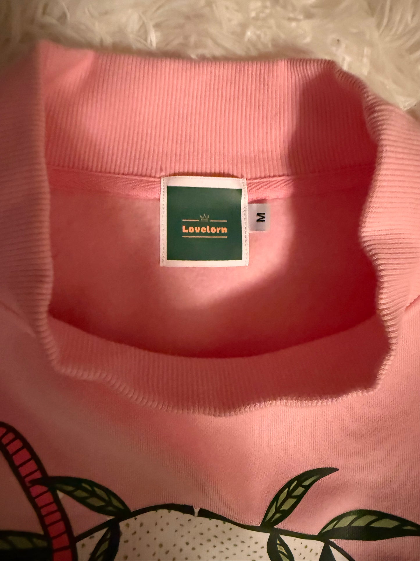 You can choke Essential Fleece Mid-Neck Crew Sweatshirt