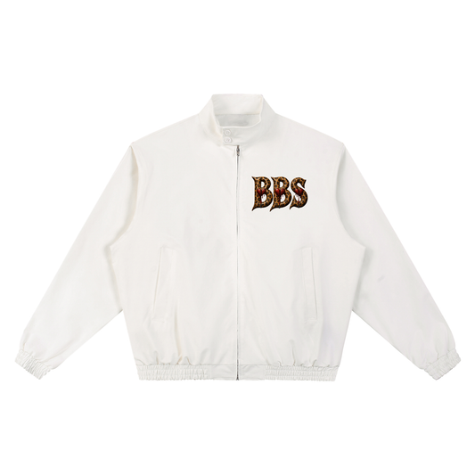 BBS WILD ABOUT THE WRONG ONE Stand Collar Bomber Jacket