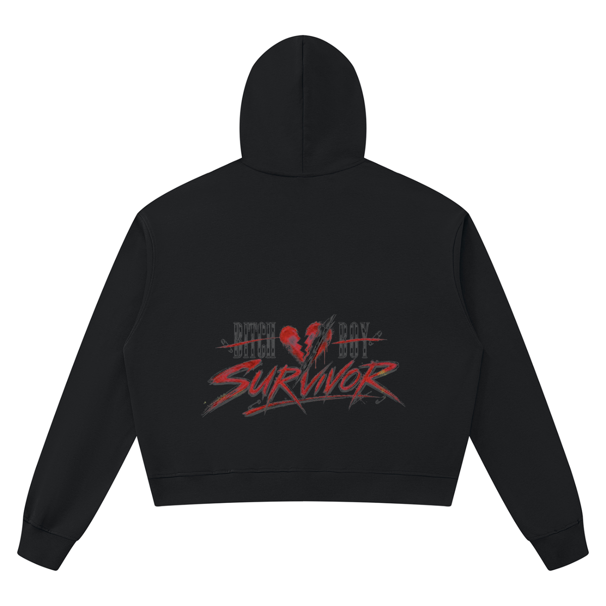 BBS CUT TIES RAW EDGE HOODIE