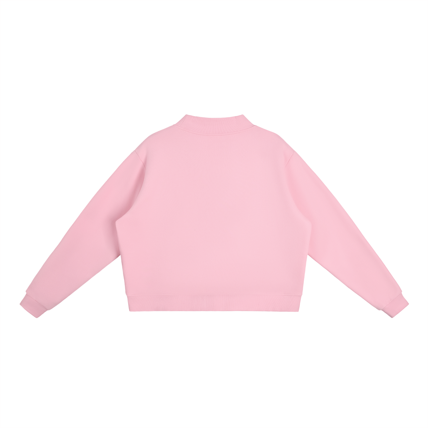 You can choke  Essential Fleece Mid-Neck Crew Sweatshirt