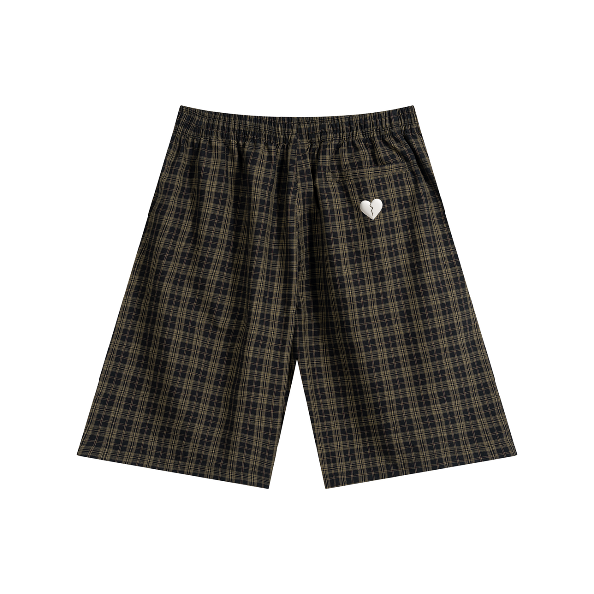 Checked Out Wide-Leg Shorts