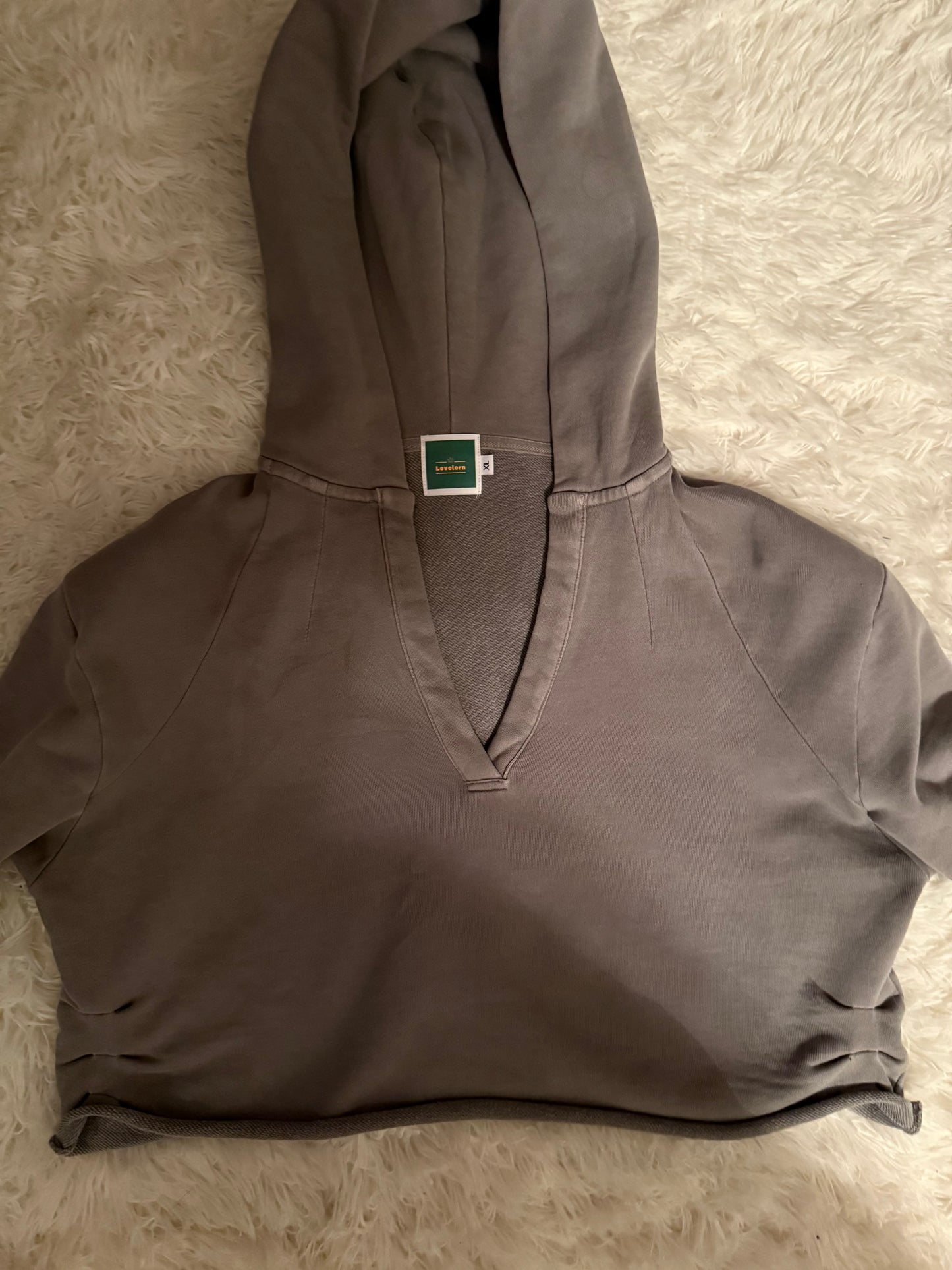 Thought You Had Me Vintage Washed Raw Edge Hoodie