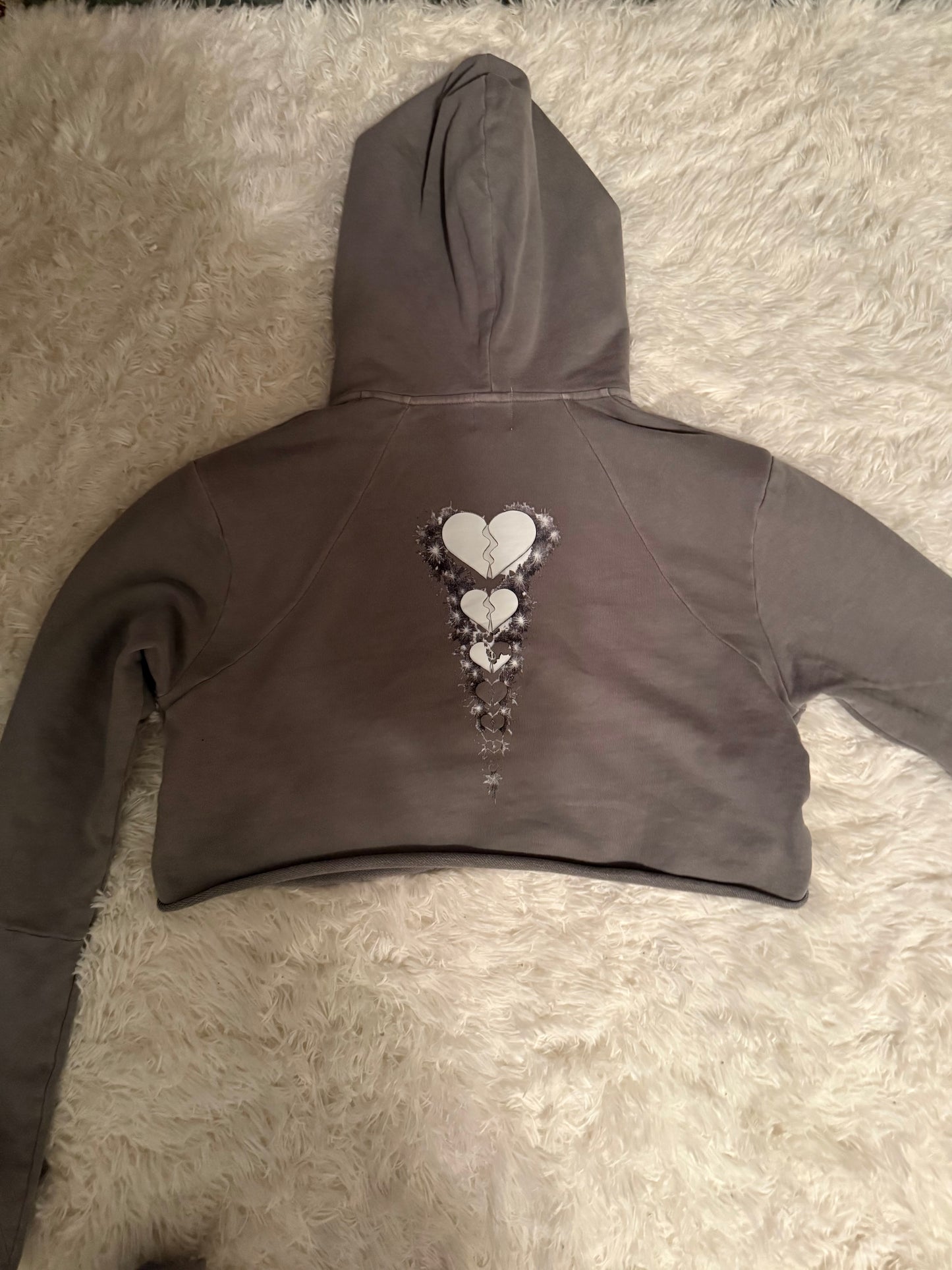 Thought You Had Me Vintage Washed Raw Edge Hoodie