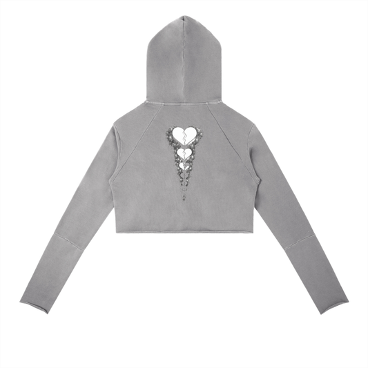 Thought You Had Me Vintage Washed Raw Edge Hoodie