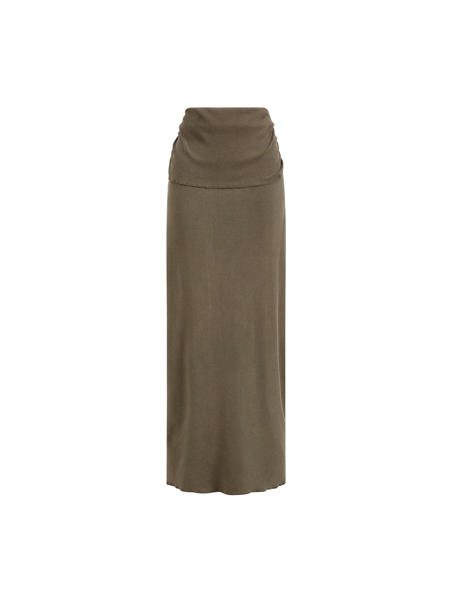 BITCH BOY SURVIVOR BBS  Dyed Washed Straight Hip-Hugging Slim Maxi Skirt