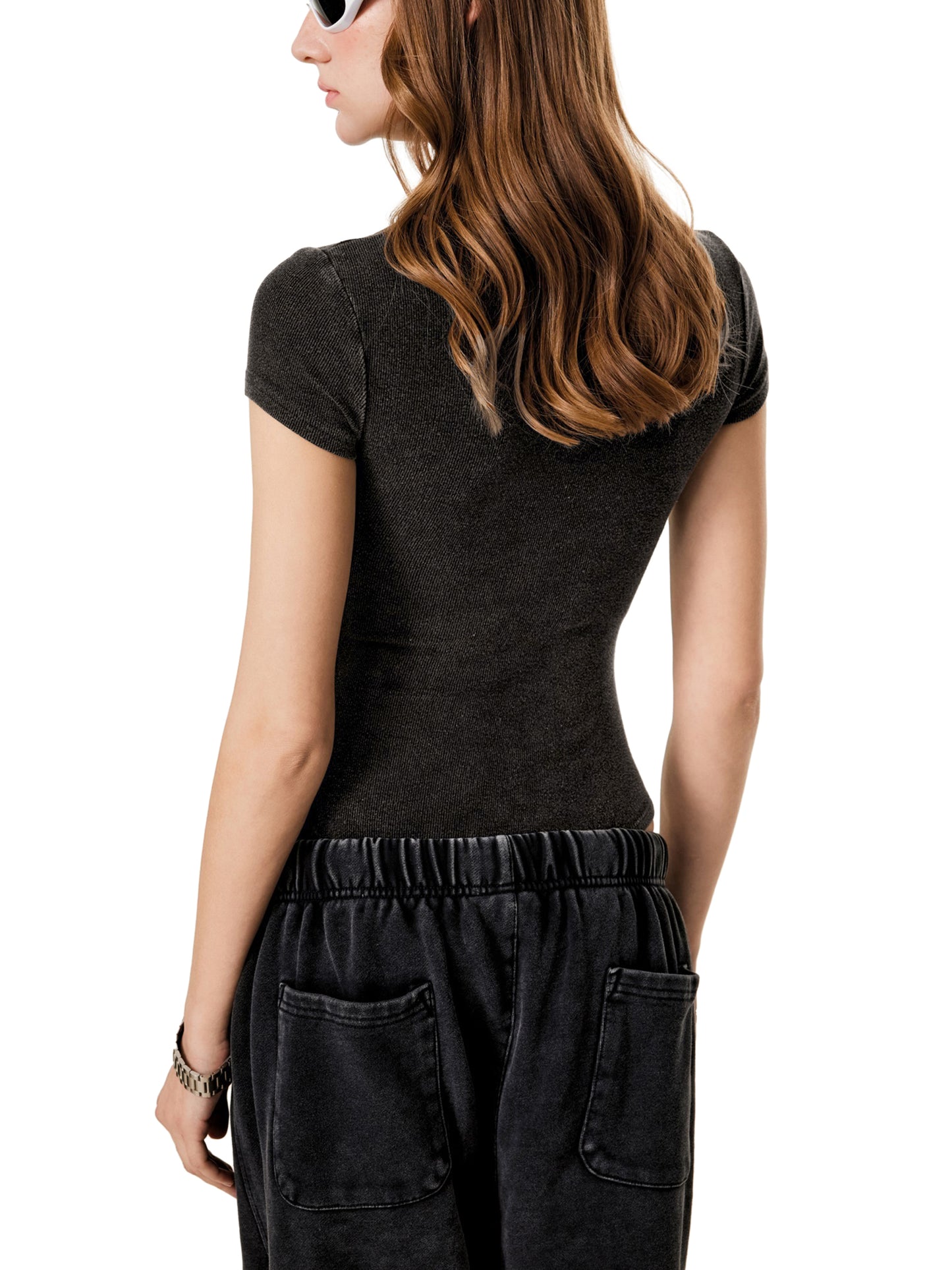 Lovelorn “Blackout Healing” Bodysuit -Mineral Wash