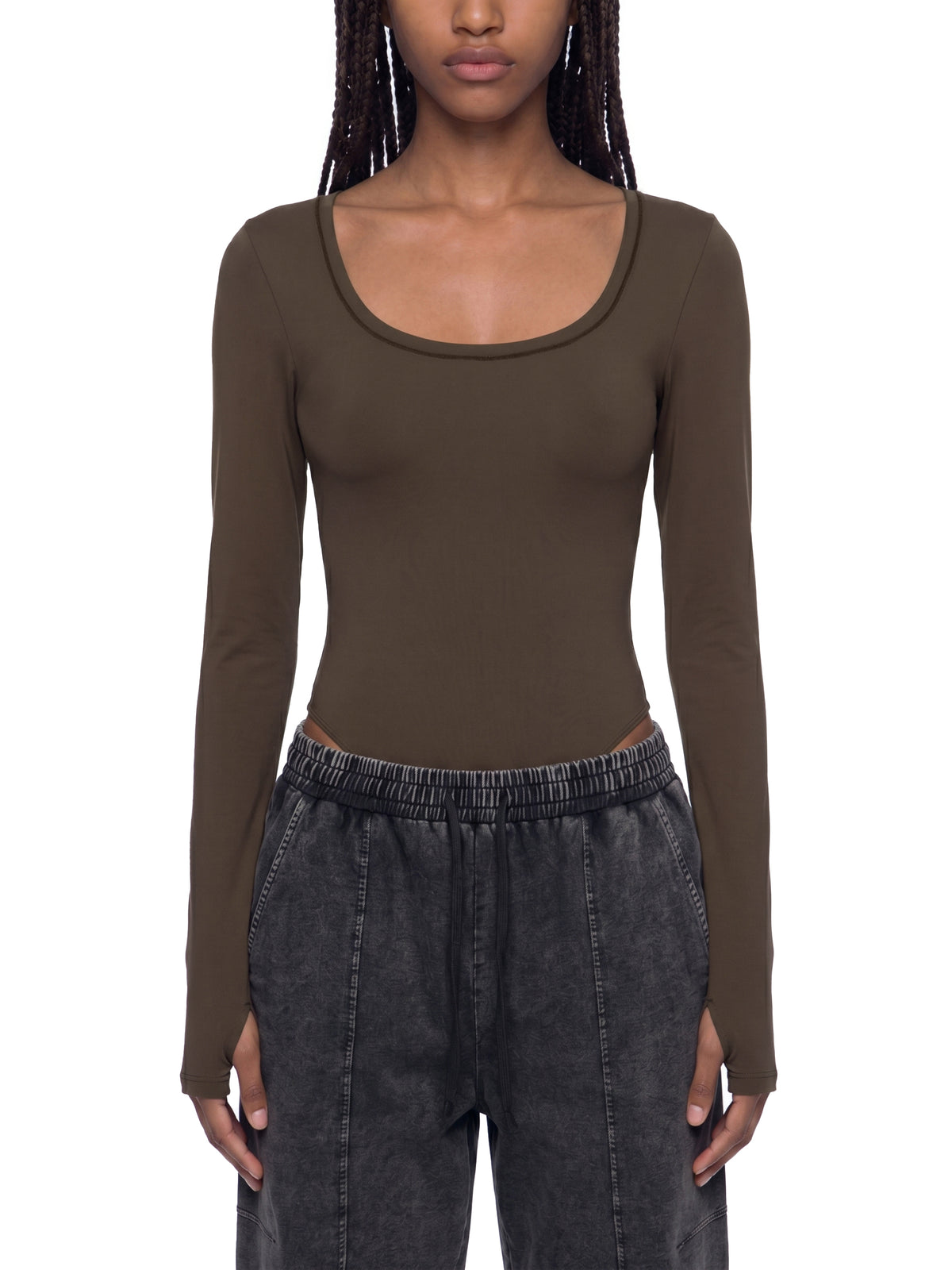 READ MY BODY LANGUAGE LONG-SLEEVE BODYSUIT