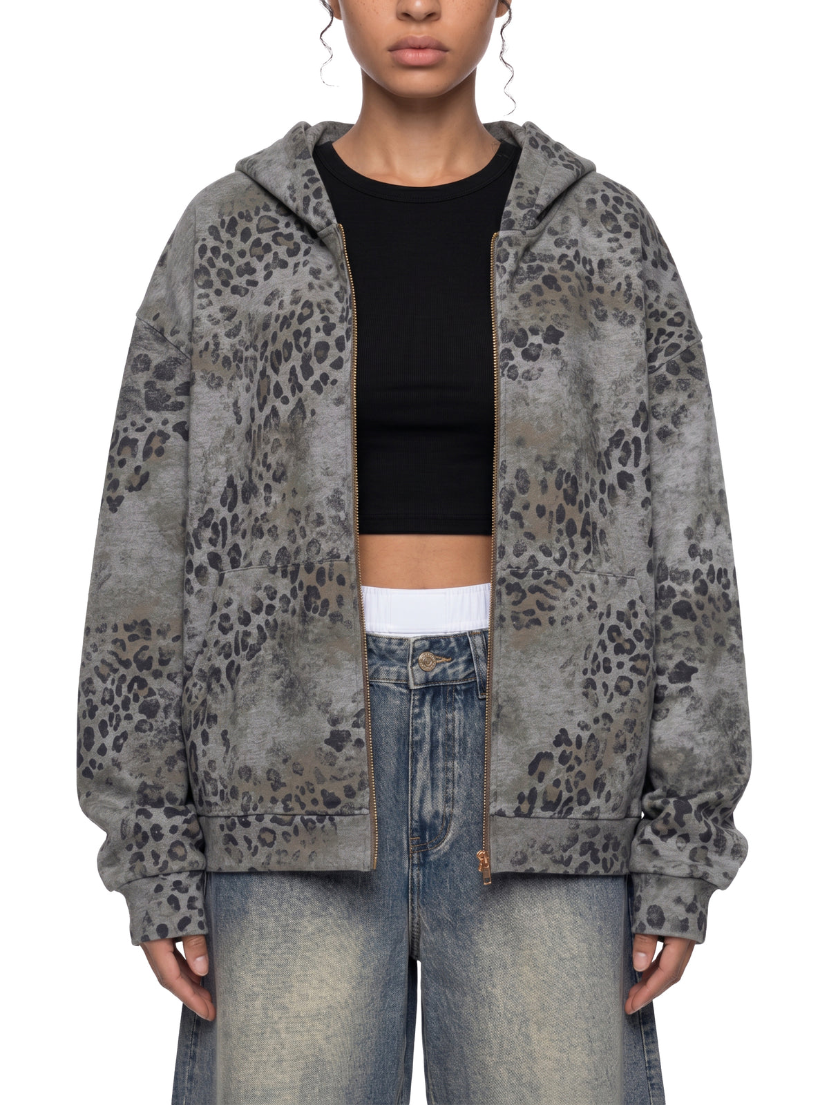 PREYED ON THE WRONG ONE Leopard Jacket