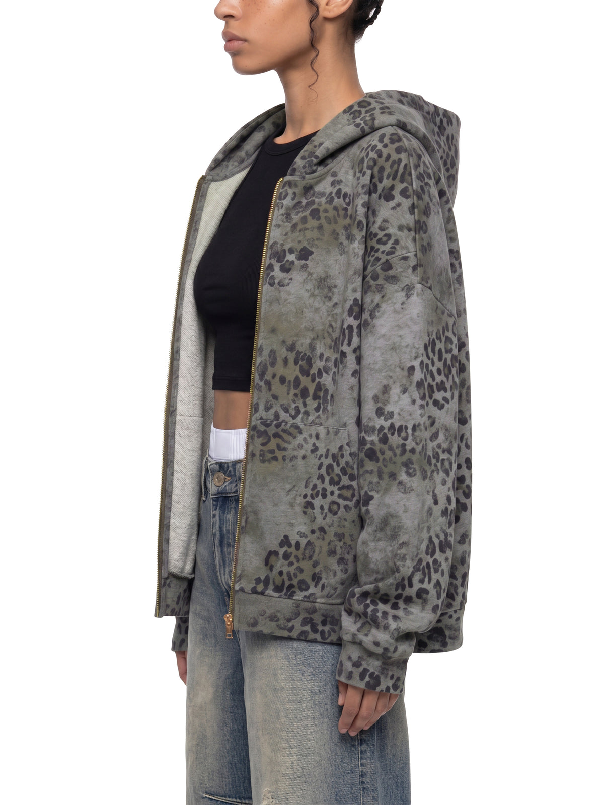 PREYED ON THE WRONG ONE Leopard Jacket