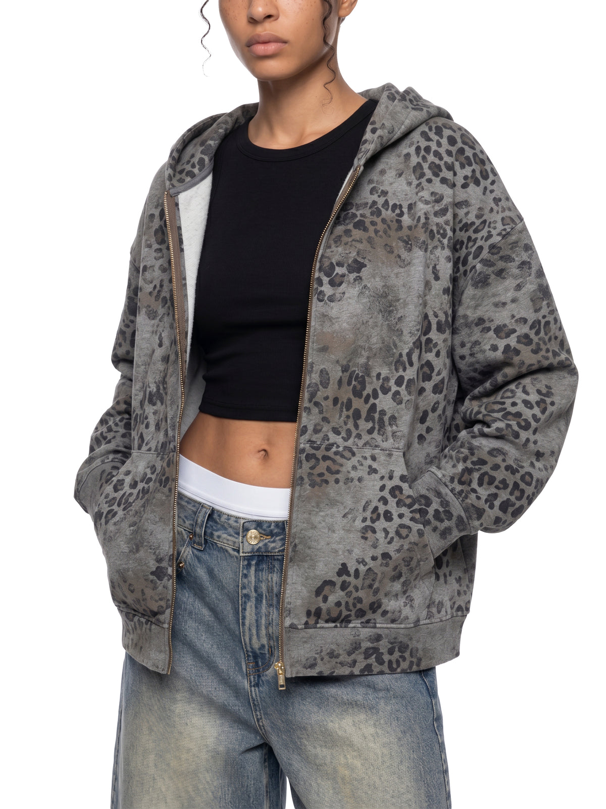 PREYED ON THE WRONG ONE Leopard Jacket